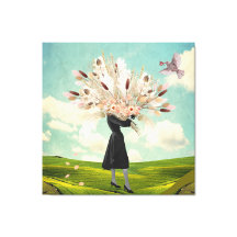 ブラックドレスドライフラワーブーケ&スカイコラージュ