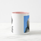 ブラックドードルドッグマカスタムマ写真 マグカップ (中央)