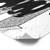 ブラックナイト作品を特集したチェスのポスター ポスター (角)