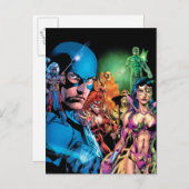 ブラックナイト漫画パネル2 – カラー ポストカード (正面/裏面)