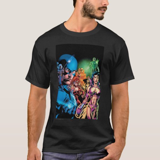 ブラックナイト漫画パネル2 – カラー Tシャツ (正面)