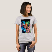 ブラックナイト漫画パネル2 – カラー Tシャツ (正面フル)