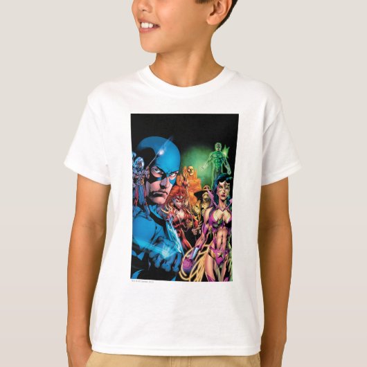 ブラックナイト漫画パネル2 – カラー Tシャツ (正面)