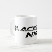ブラックナイト・ロゴ コーヒーマグカップ (正面左)