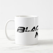 ブラックナイト・ロゴ コーヒーマグカップ (左)