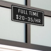 ブラックナウ採用サインのバナー 横断幕 (ビルの外側)