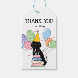 ブラックナポリタンマスティフ誕生日お願いギフトラベル ギフトタグ