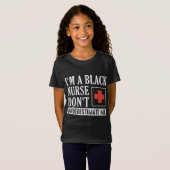 ブラックナースエネルギッシュなアフリカ系アメリカ人歴史 Tシャツ (正面フル)