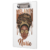 ブラックナースライフrn cna看護学校メラニン症 クリップボード (左)