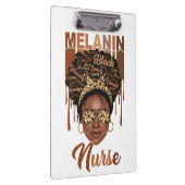 ブラックナースライフrn cna看護学校メラニン症 クリップボード (右)