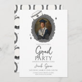 ブラックナース卒業パーティー 招待状 (正面/裏面)