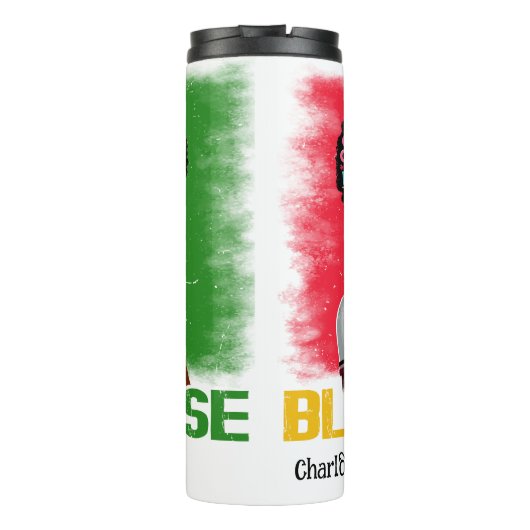 ブラックナース魔法：自信と勇敢な精神 タンブラー (裏面)