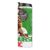 ブラックナース魔法：自信と勇敢な精神 タンブラー (回転右)