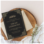 ブラックニカ式イスラム教結婚教徒 招待状