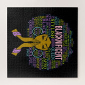 ブラックニフィシエ祈ントブラッククイーンメラニンシアスタ ジグソーパズル (横)