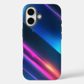 ブラックネイビーダークコバルトブルー抽象芸術 Case-Mate iPhoneケース (裏面)