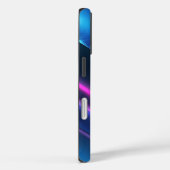 ブラックネイビーダークコバルトブルー抽象芸術 Case-Mate iPhoneケース (裏面 / 右)