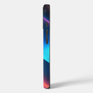 ブラックネイビーダークコバルトブルー抽象芸術 iPhone 16ケース