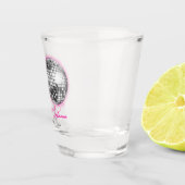 ブラックネオンピンクディスコボール440歳 ショットグラス (右)