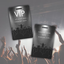 ブラックネームカスタムVIPオールアクセスパス コンサート