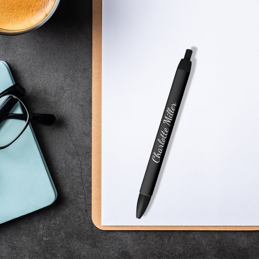 ブラックネーム・スクリプトクラシック 黒ボールペン