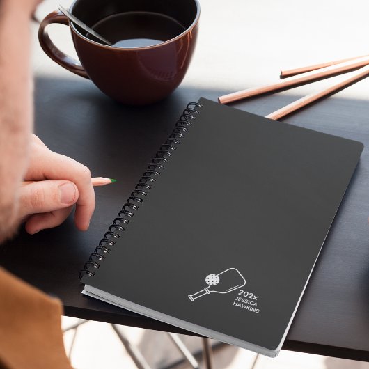 ブラックノワールのピクレボールパーソナルウィークリー プランナー手帳