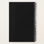 ブラックノワールクラシックモノグラム ノートブック (裏面)