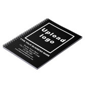 ブラックノートブックのビジネスブランド ノートブック (左側)