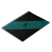 ブラックノートブモノグラムのック ノートブック (左側)