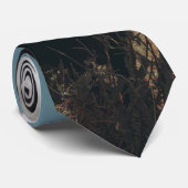 ブラックハイランドスコットランド牛の放牧ヴィンテージレトロ ネクタイ (ロール)