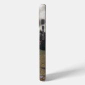 ブラックハイランドスコットランド牛の放牧ヴィンテージレトロ Case-Mate iPhoneケース (裏面 / 左)