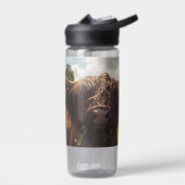 ブラックハイランド牛の放牧グリーンフィールドサンライト ウォーターボトル (左面)