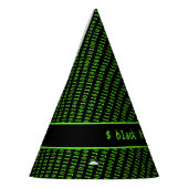 ブラックハットハッカー最も簡単なハロウィンテックの衣装 パーティーハット (左)