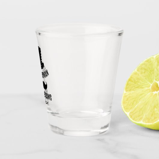 ブラックハットムスタヒーステンダーヴィンテージgroomsmen ショットグラス (右)