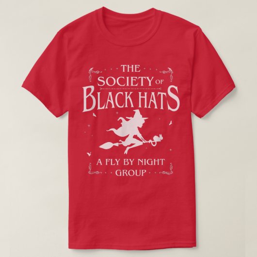 ブラックハット魔女協会197 Tシャツ (デザイン正面)