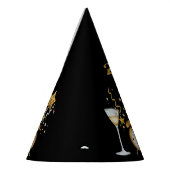 ブラックハッピーニューイヤー2021 パーティーハット (左)