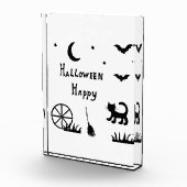 ブラックハッピーハローウィンホラー不気味 フォトブロック (右)