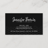 ブラックハニカムビーファーム養蜂場 名刺 (裏面)