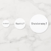 ブラックハバニーズ誕生日 コンフェッティ (裏面)