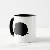 ブラックハリネズミ マグカップ (正面左)