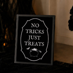 ブラックハロウィンゴスベビーシャワーパーティーのギフト袋 ポスター