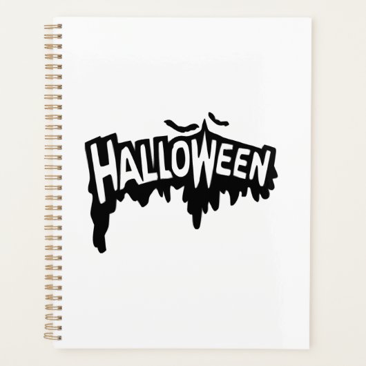 ブラックハロウィン プランナー手帳 (正面)