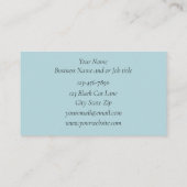 ブラックハロウィーンカード 名刺 (裏面)