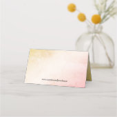 ブラックハロウィーンキャット座席表 プレイスカード (裏面)