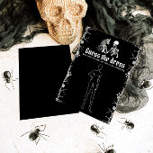 ブラックハロウィーン推測ザドレスブライダルシャワーゲーム 招待状