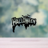 ブラックハロウィーン アクリルサイン (ニュートラル)