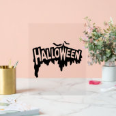 ブラックハロウィーン アクリルサイン (ウェディング)