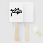 ブラックハロウィーン ハンドファン (正面&裏面)