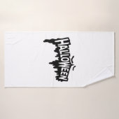 ブラックハロウィーン バスタオル (バスタオル)