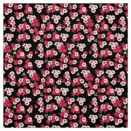 ブラックハワイアン無地のペンギン織物 ファブリック